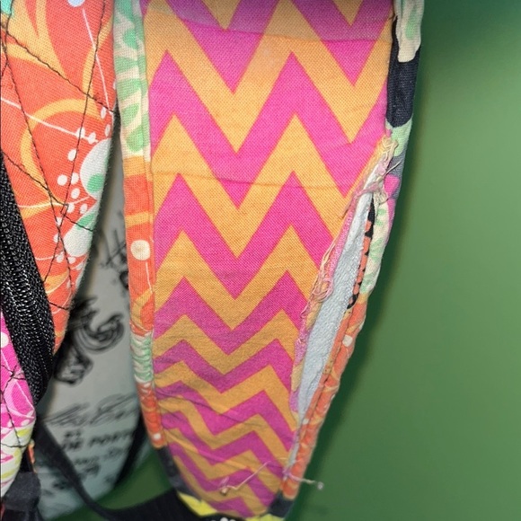 Vera Bradley Ziggy Zinnia Floral Multicolor Backpack - Picture 9 of 13